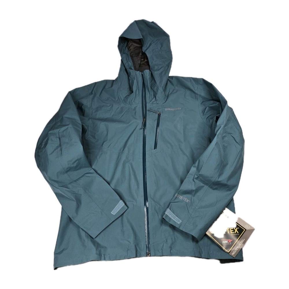 Patagonia Calcite Gore-Tex Jacket Men's M Medium Teal Green Outdoor Snowboard